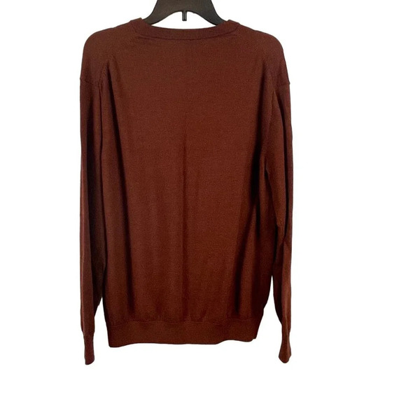 Hart‎ Schaffner Marx Men V- Neck Long Sleeve Sweater Size L - Picture 2 of 6